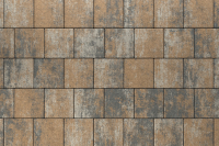 Брусчатка Stellard Квадрат 200х200х80 Колор микс Каньон
