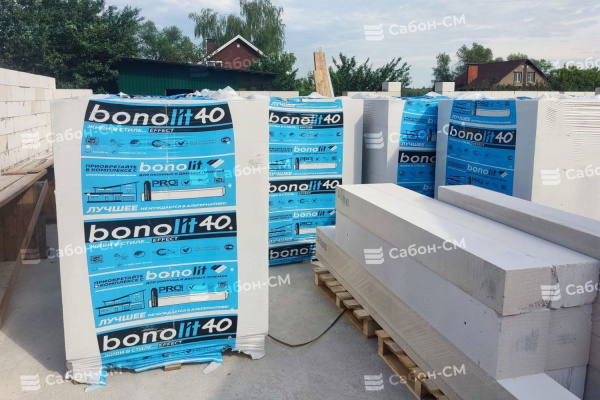 Газосиликатные П-образные блоки Бонолит Дмитров 500х250х250, D500