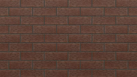 Облицовочный кирпич Вышневолоцкая керамика полуторный утолщенный 1,4 НФ Темно-коричневый лава