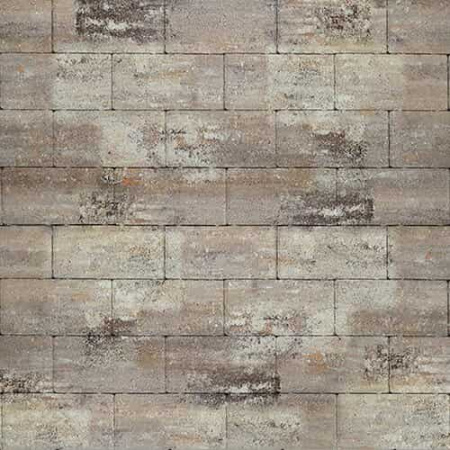 Брусчатка Steinrus Прямоугольник Color Mix 40 мм